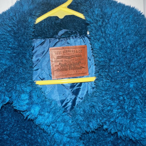 🦋 Levi's BABY BUBBLE SHERPA TRUCKER JACKET 🦋 - Picture 4 of 8